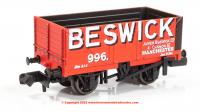 NR-7020P Peco 9ft 7 Plank Open Wagon number 996 - James Beswick Manchester